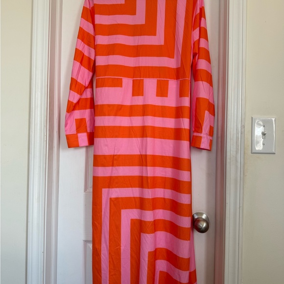 Colorful and fun maxi wrap dress size M - Picture 4 of 5
